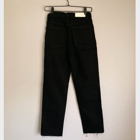 RE/DONE Originals 70s Stove Pipe Jeans Black Sz. 27 NWT - Picture 5 of 7